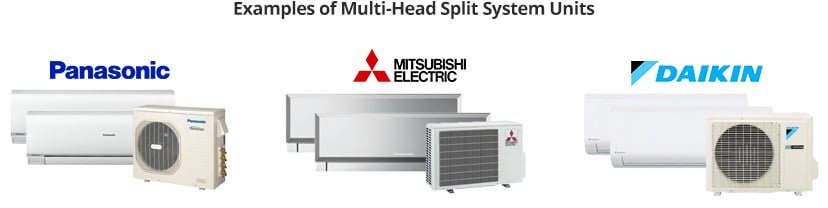 multi head split system units