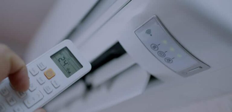 A remote control for air-condition.
